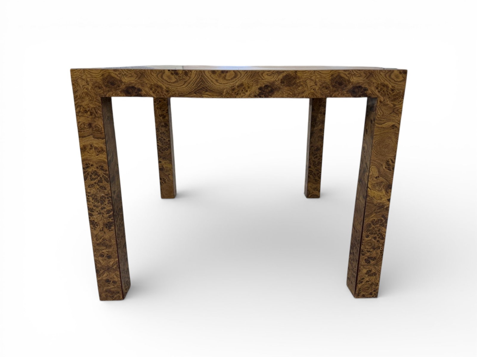 Laminate Burl Square Table - 9