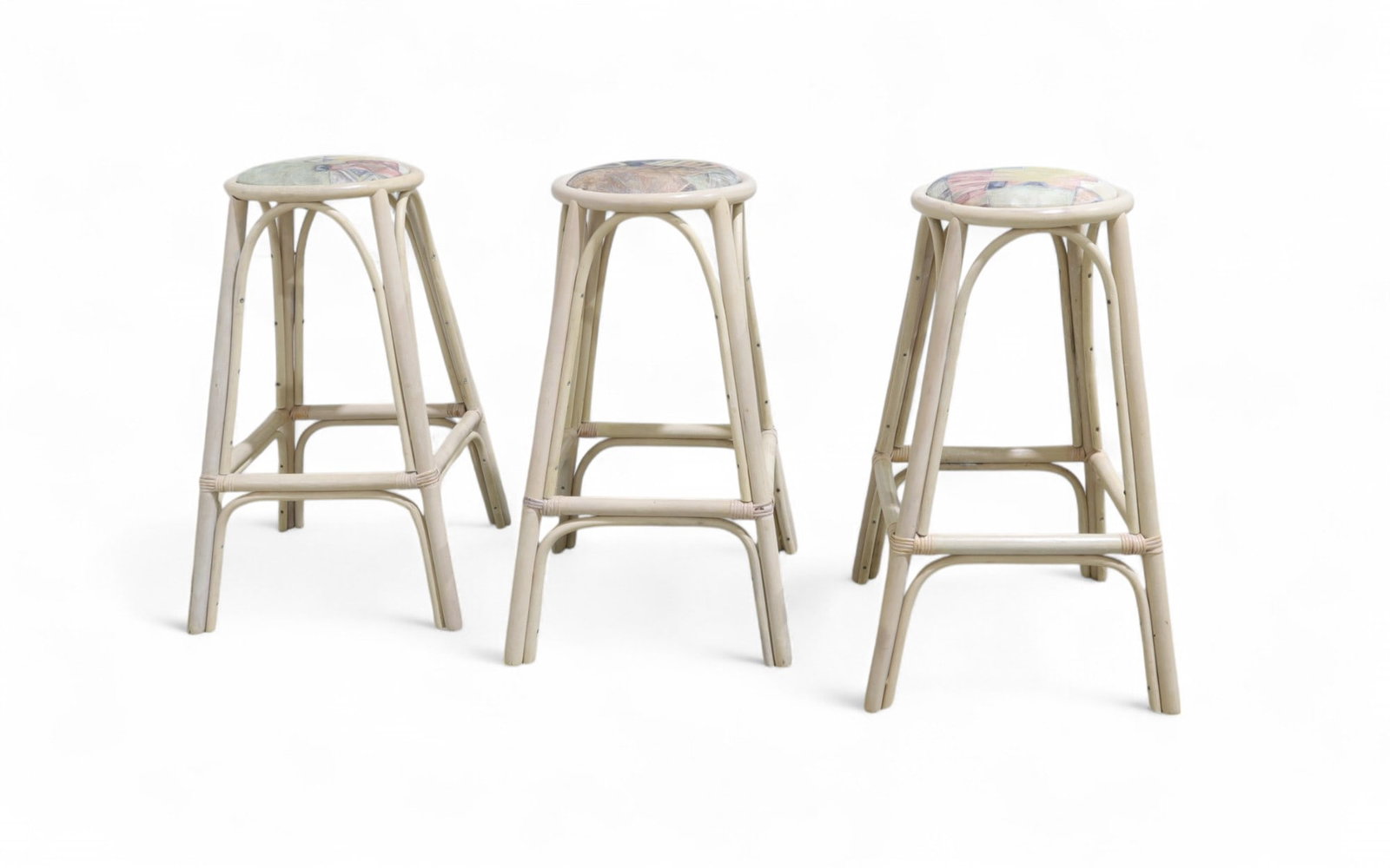 Rattan Bar Stools - 2