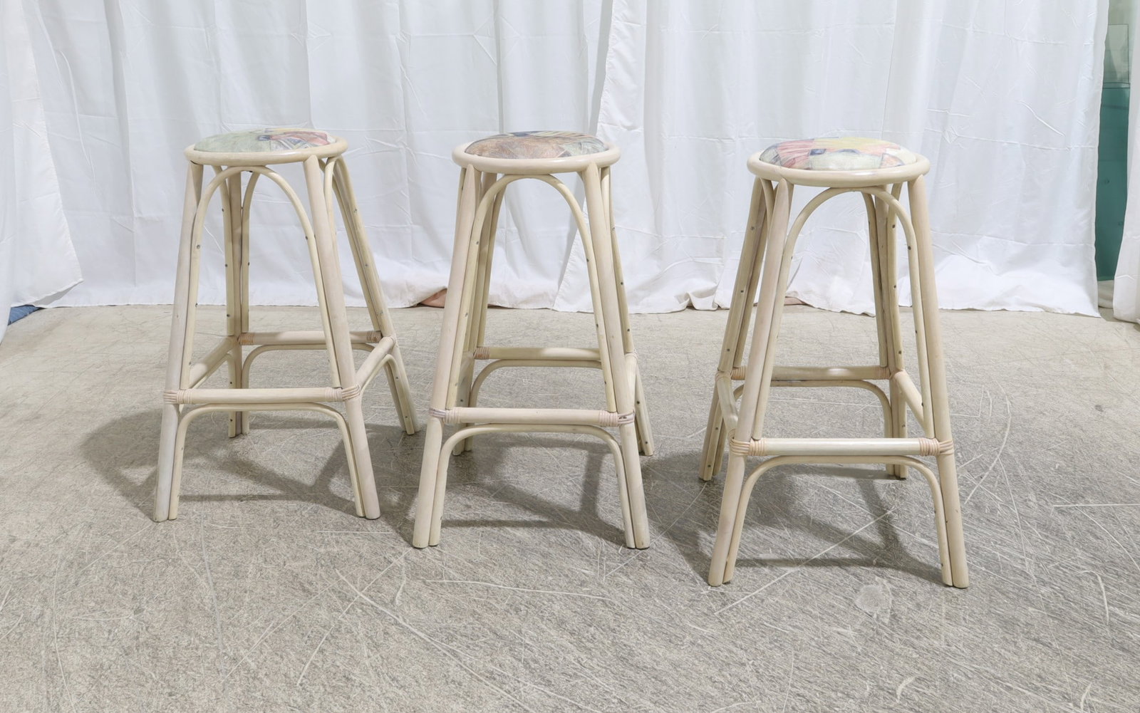 Rattan Bar Stools - 3