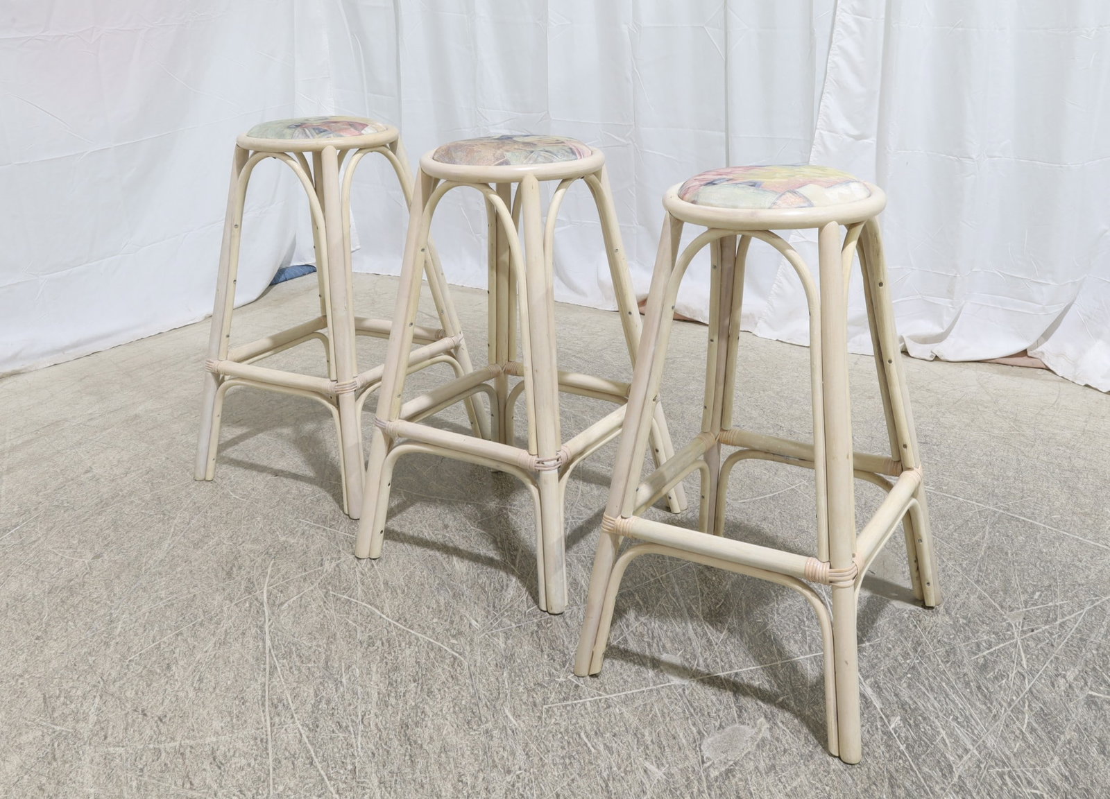 Rattan Bar Stools - 4