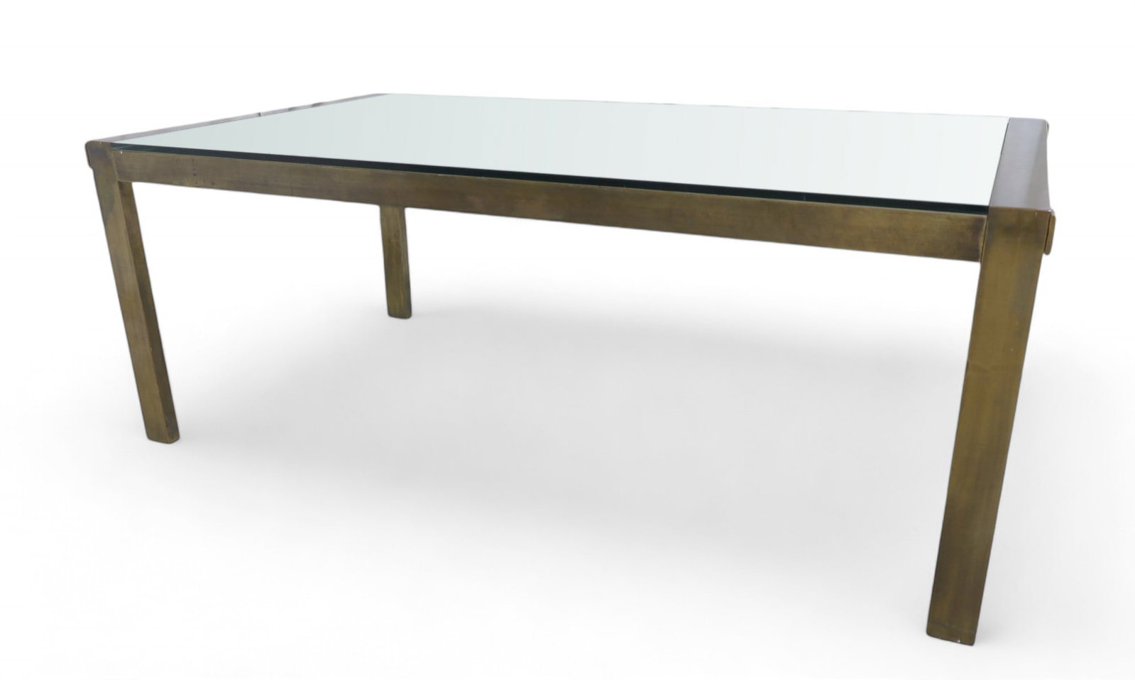 Mid Century Bronze Dining Table (1 of 8)