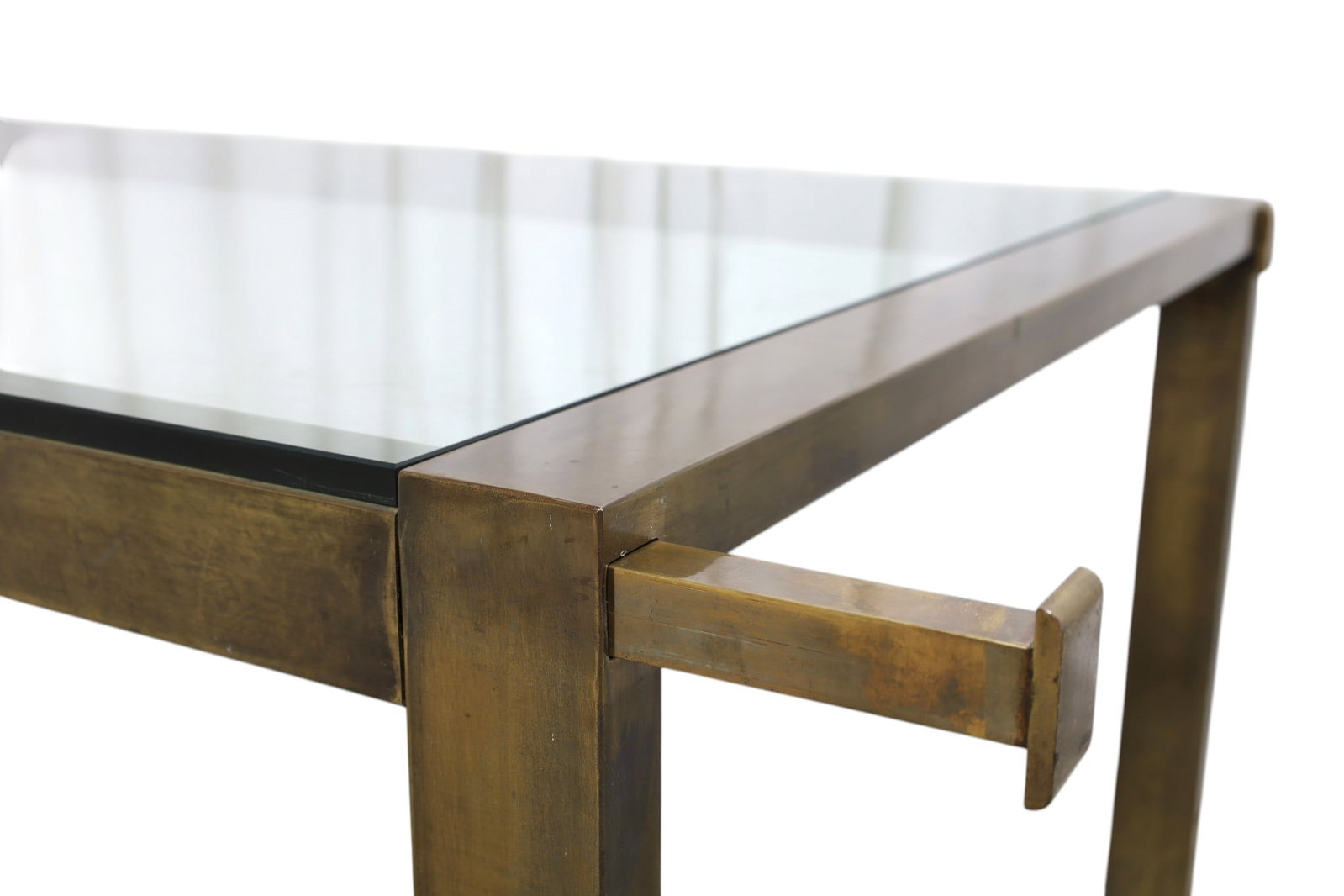 Mid Century Bronze Dining Table - 6
