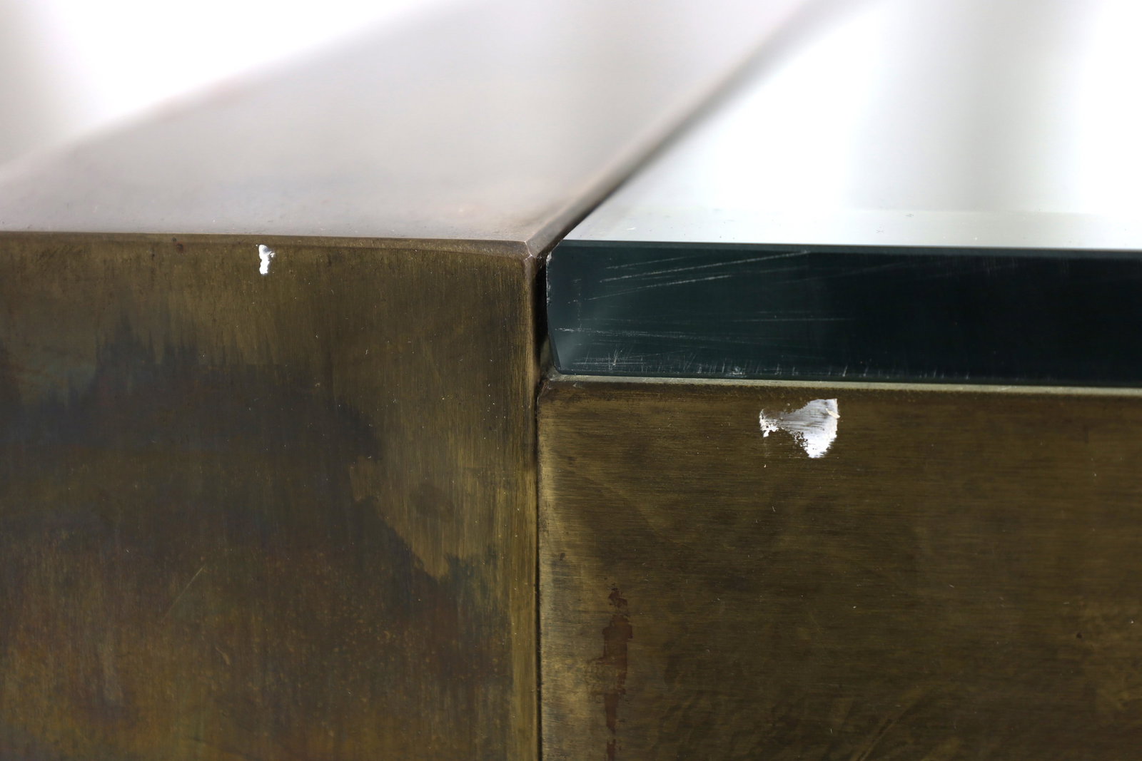 Mid Century Bronze Dining Table - 8