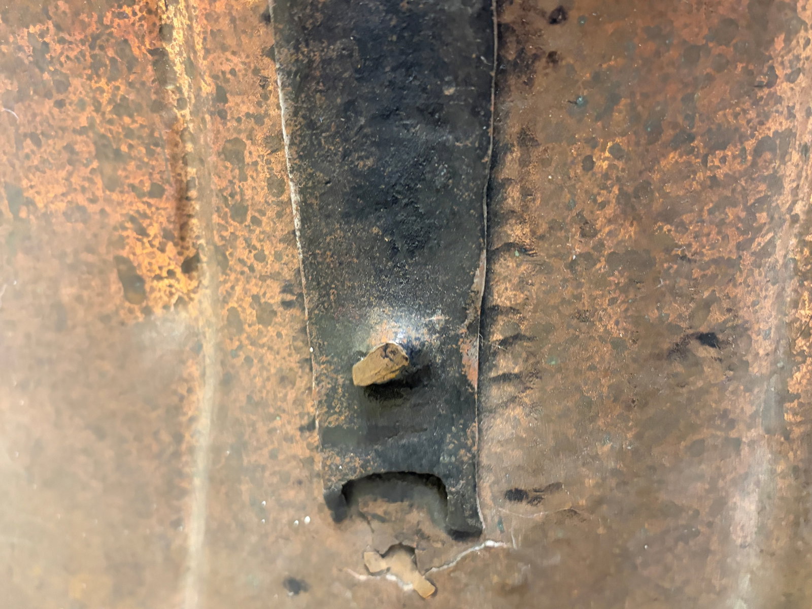Hammered Copper Cauldron / Planter - 10