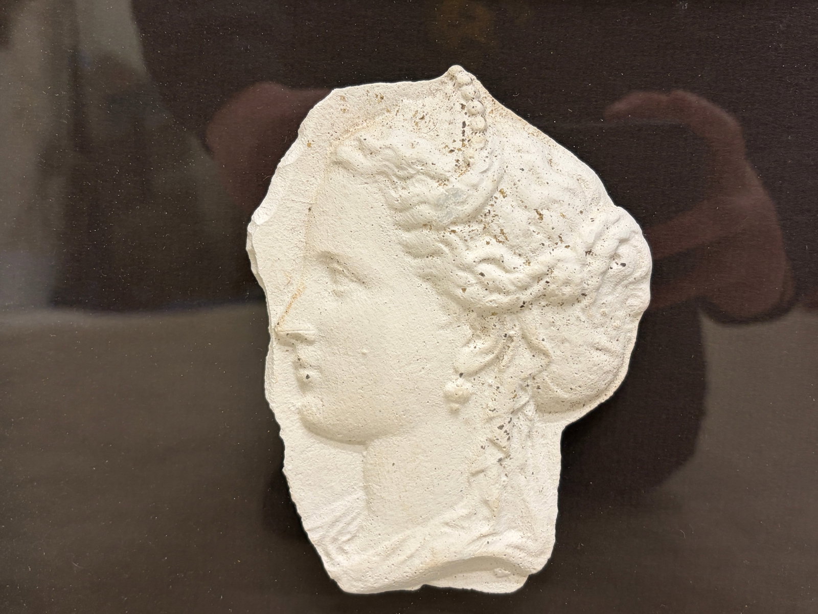 Framed Plaster Relief Head - 2