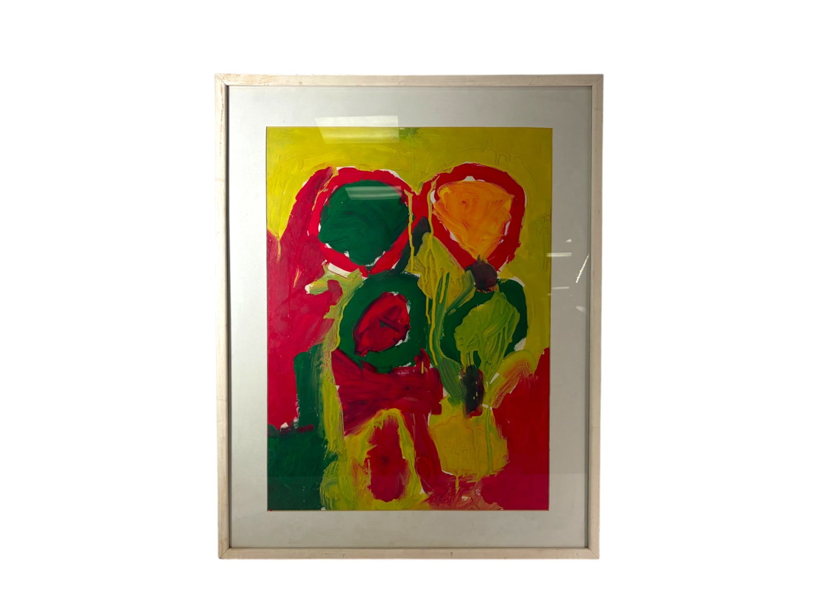 Acrylic on Paper Abstract (1 of 4)