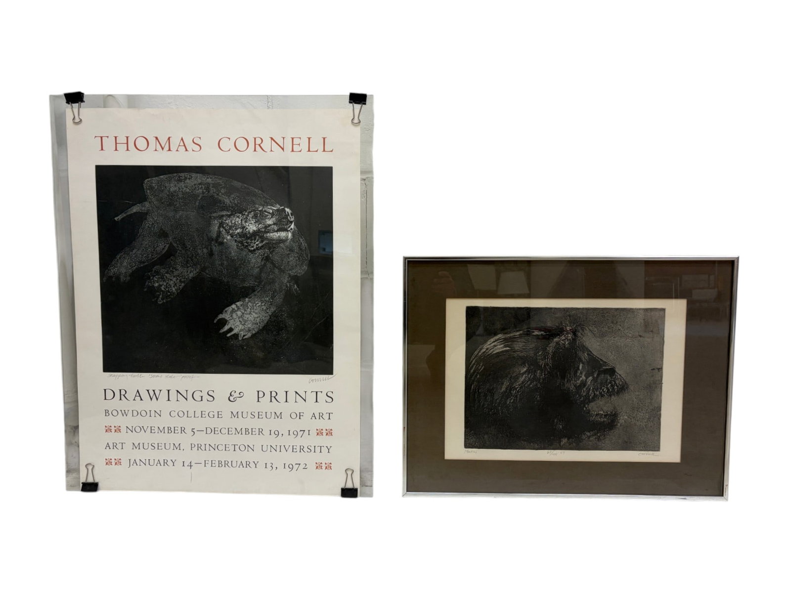 Thomas Cornell Etching & Exhibition Poster (1 of 9)