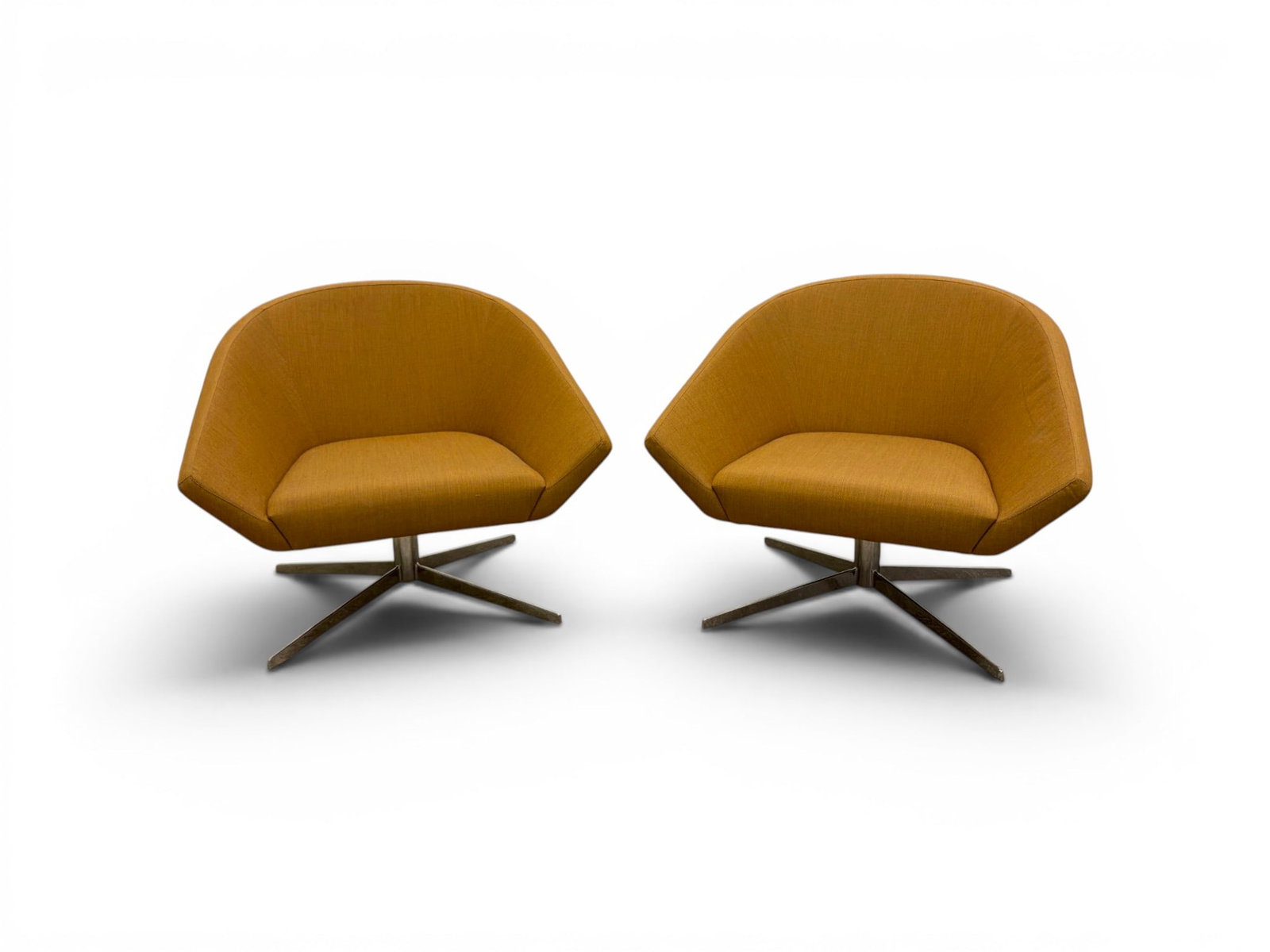 Pair Jeffrey Bernett Bernhardt Remy Lounge Chairs (1 of 10)