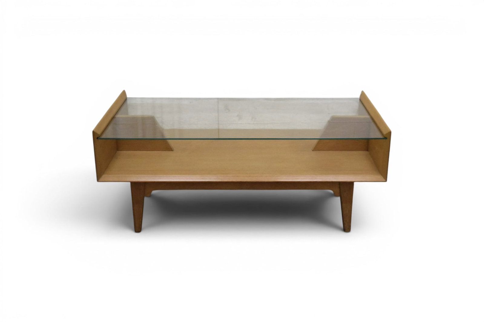 Attributed to Jens Risom Glass Top Coffee Table (1 of 7)