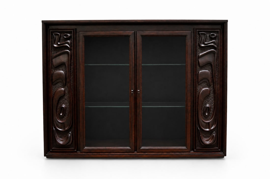 Pulaski Oceanic Sculpted Cabinet / Hutch (1 of 9)