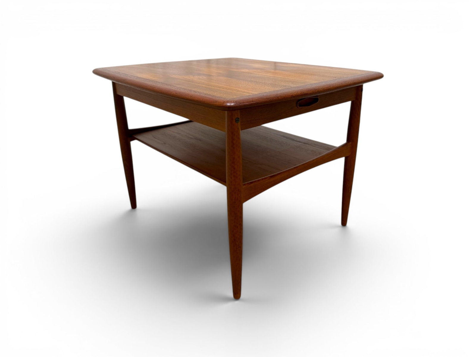 Mid-Century Teak Danish Side Table with Drawer (1 of 15)