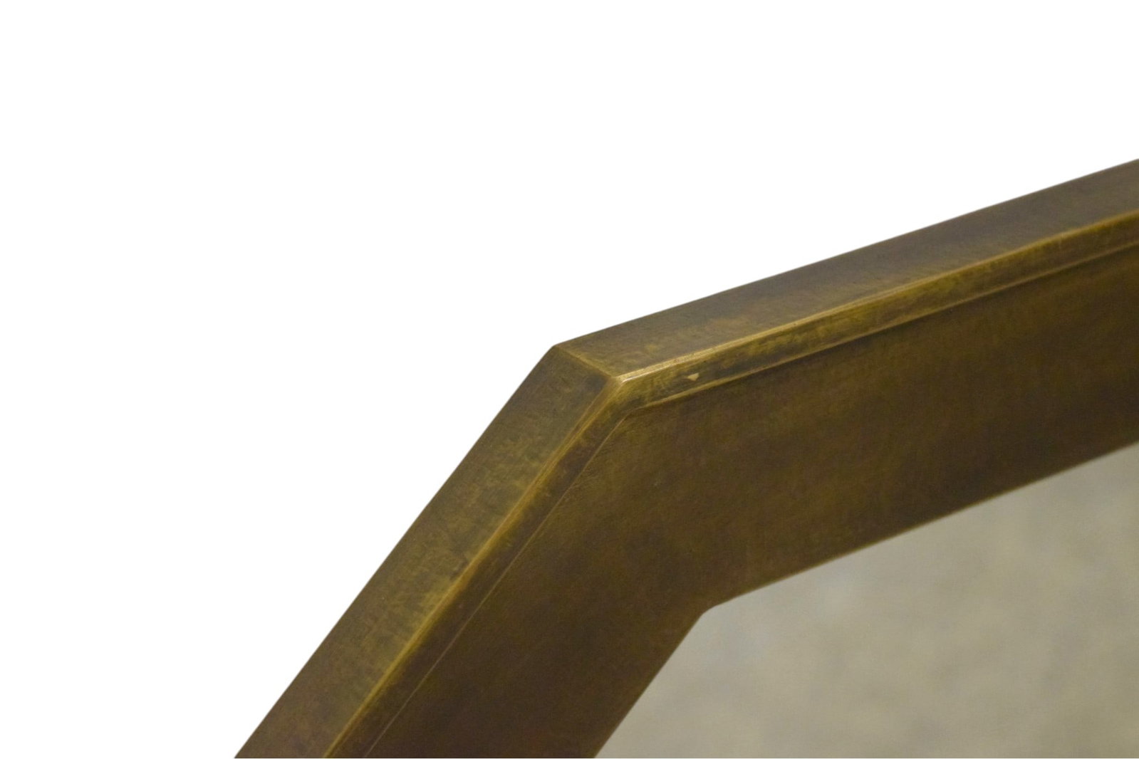 Mastercraft Octagonal Brass Mirror - 2