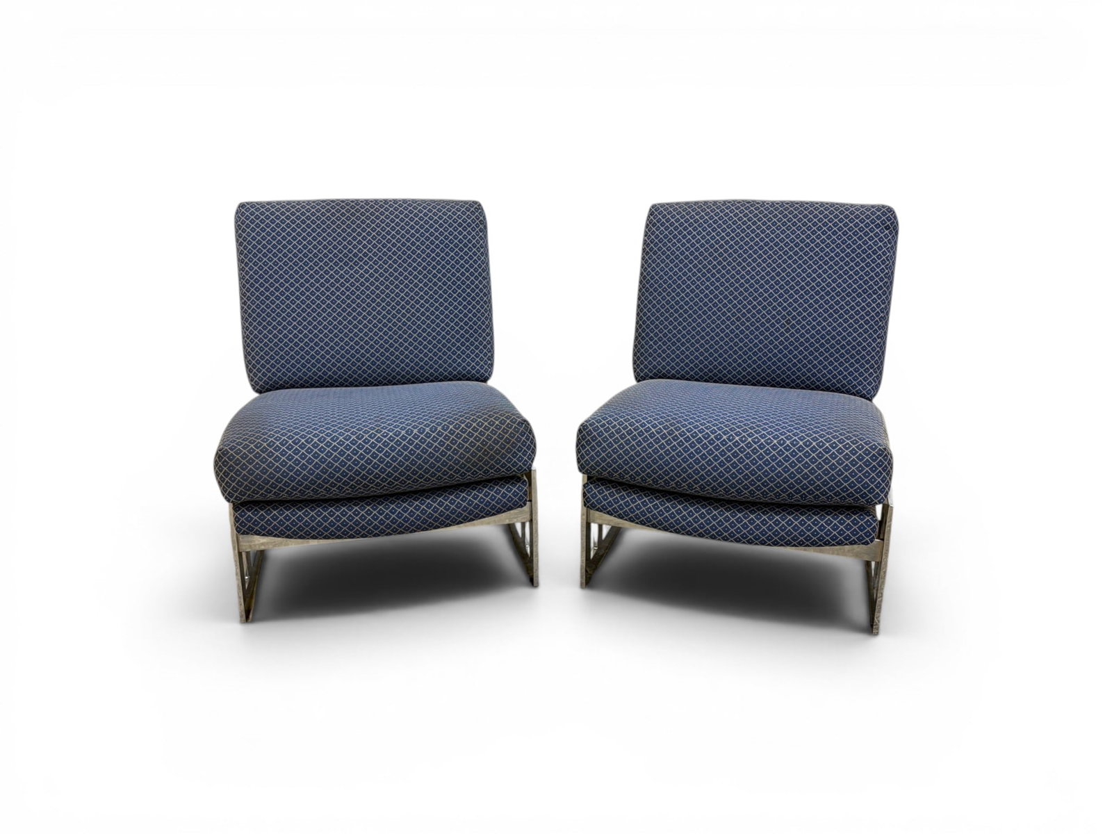 Pair Attributed to Milo Baugman Canitlever Chairs (1 of 12)