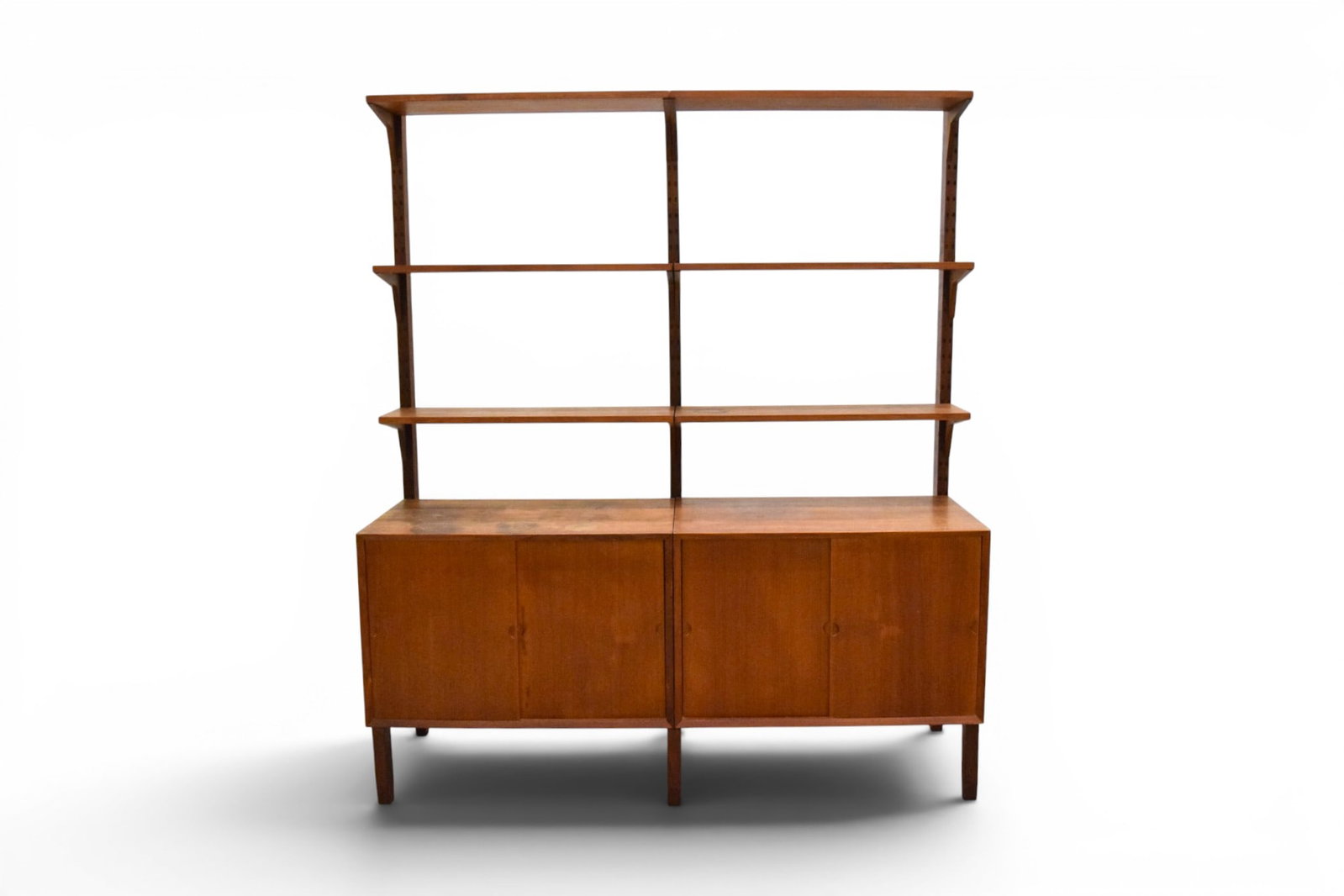 Danish Modern Freestanding Wall Unit Bookcase (1 of 19)