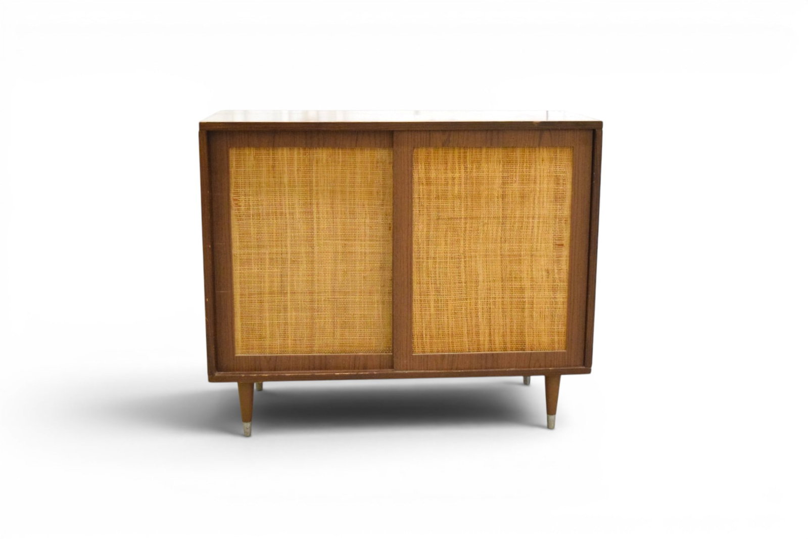 Cane Front Sliding Door Cabinet (1 of 10)
