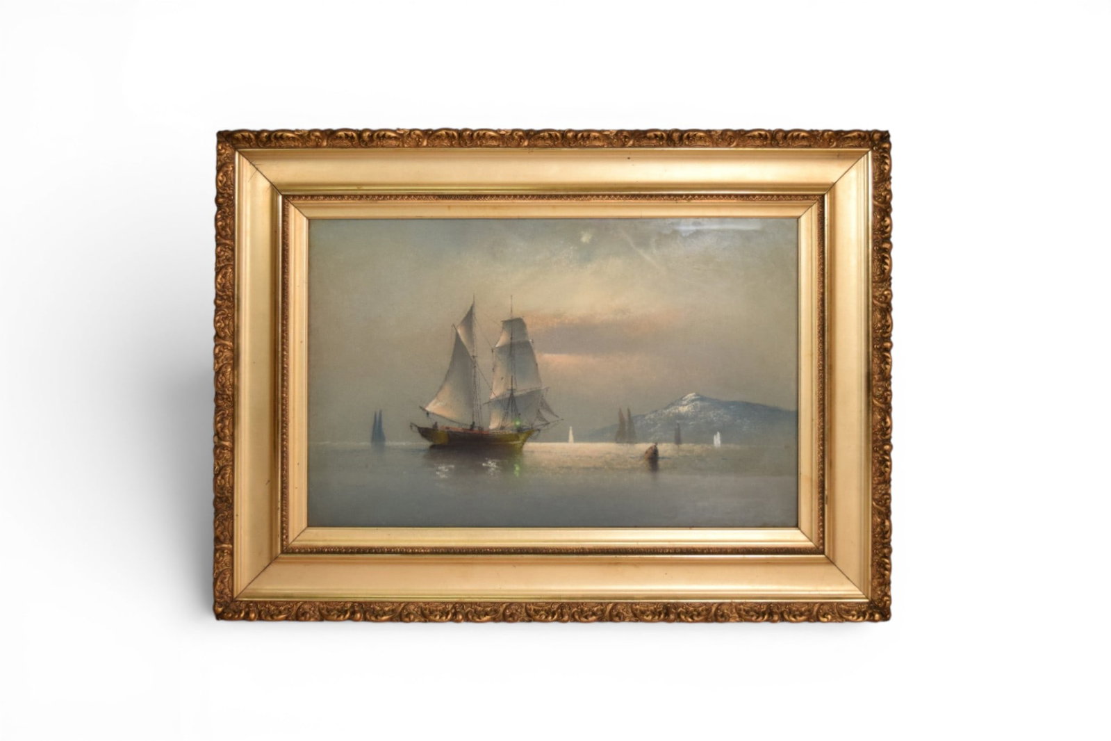 Pastel on Paper Maritime Scene (1 of 6)