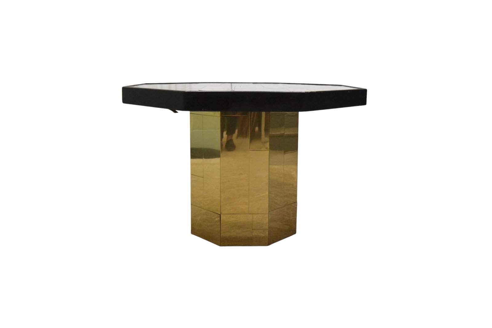 Paul Evans Style Patchwork Octagonal Dining Table - 2