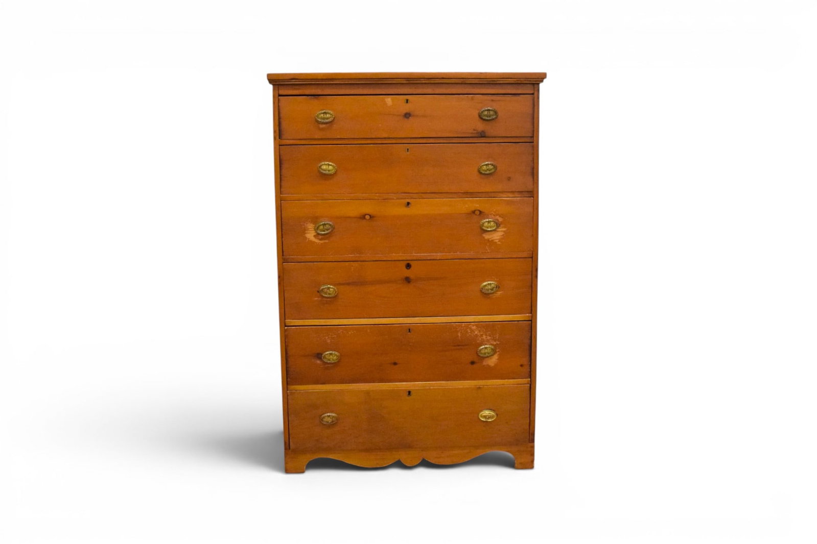 19th Century Pine High Chest (1 of 15)