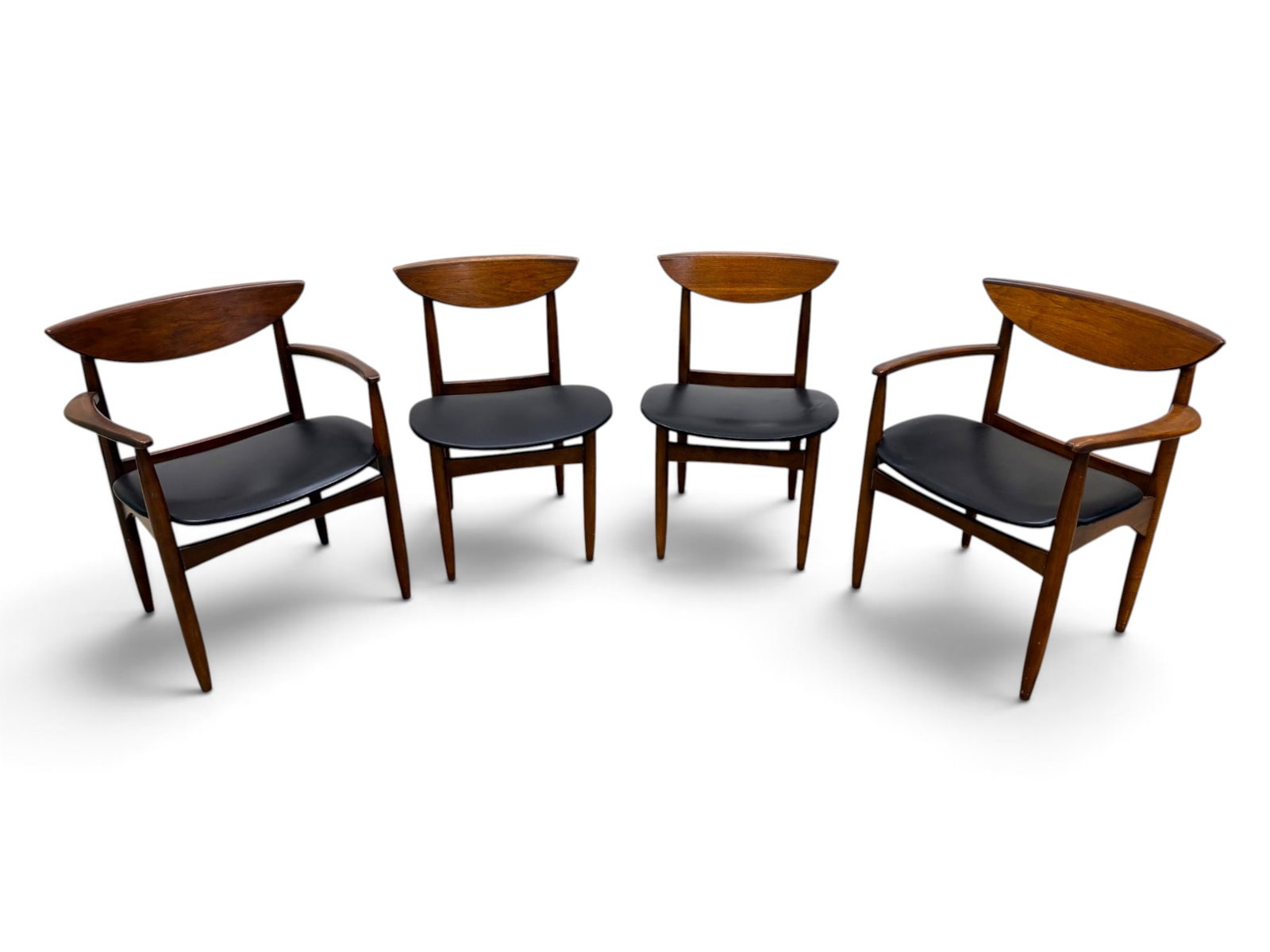 4 Lane Perception Walnut Dining Chairs (1 of 17)