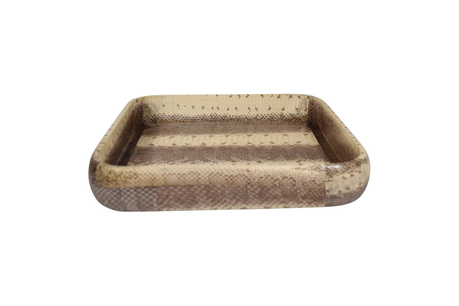 Karl Springer Style Python Skin Tray - 2