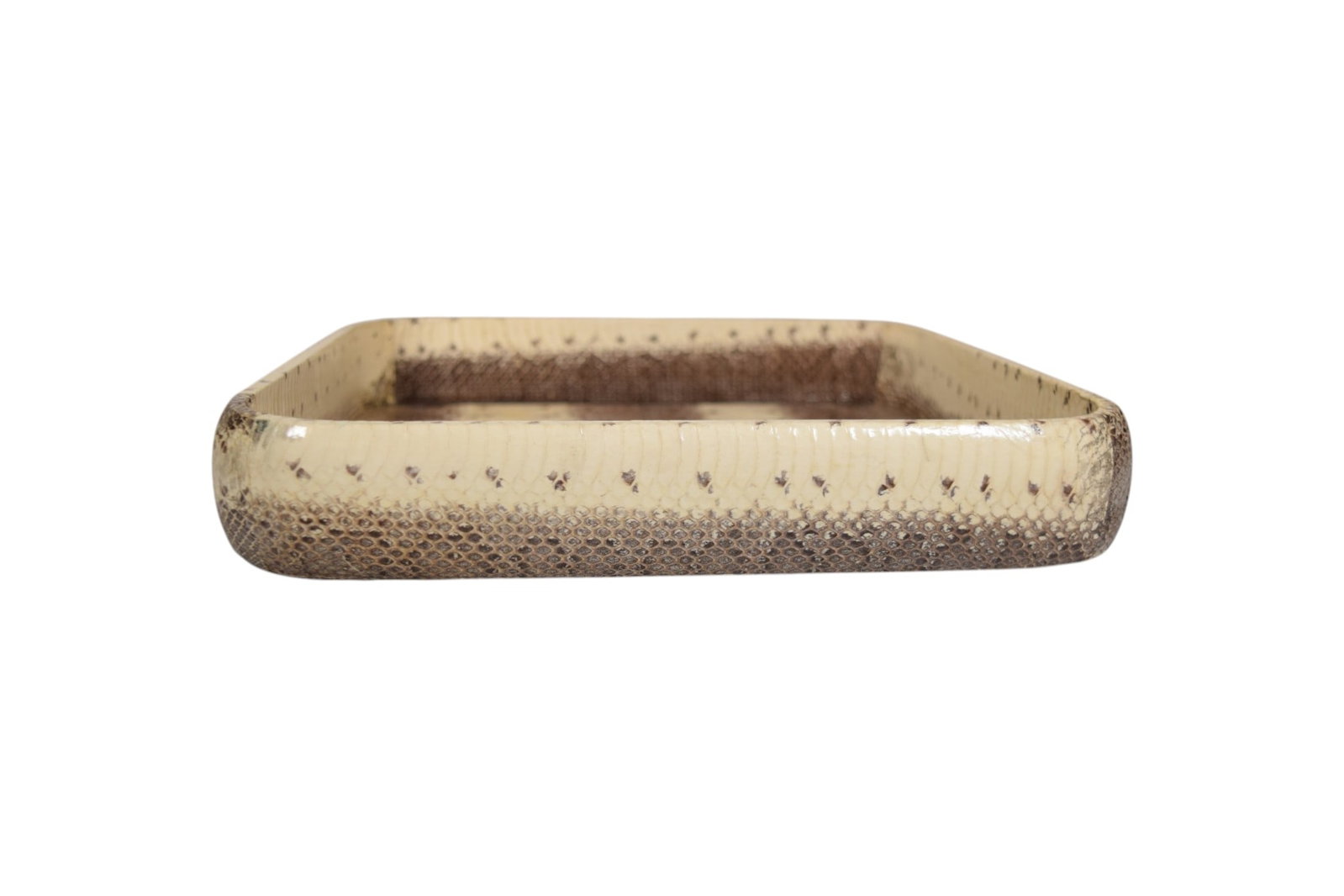 Karl Springer Style Python Skin Tray - 3