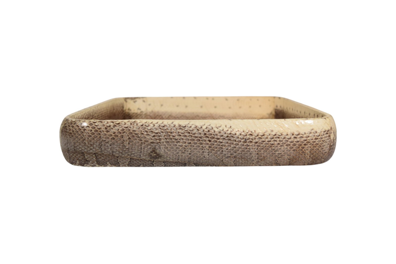 Karl Springer Style Python Skin Tray - 4