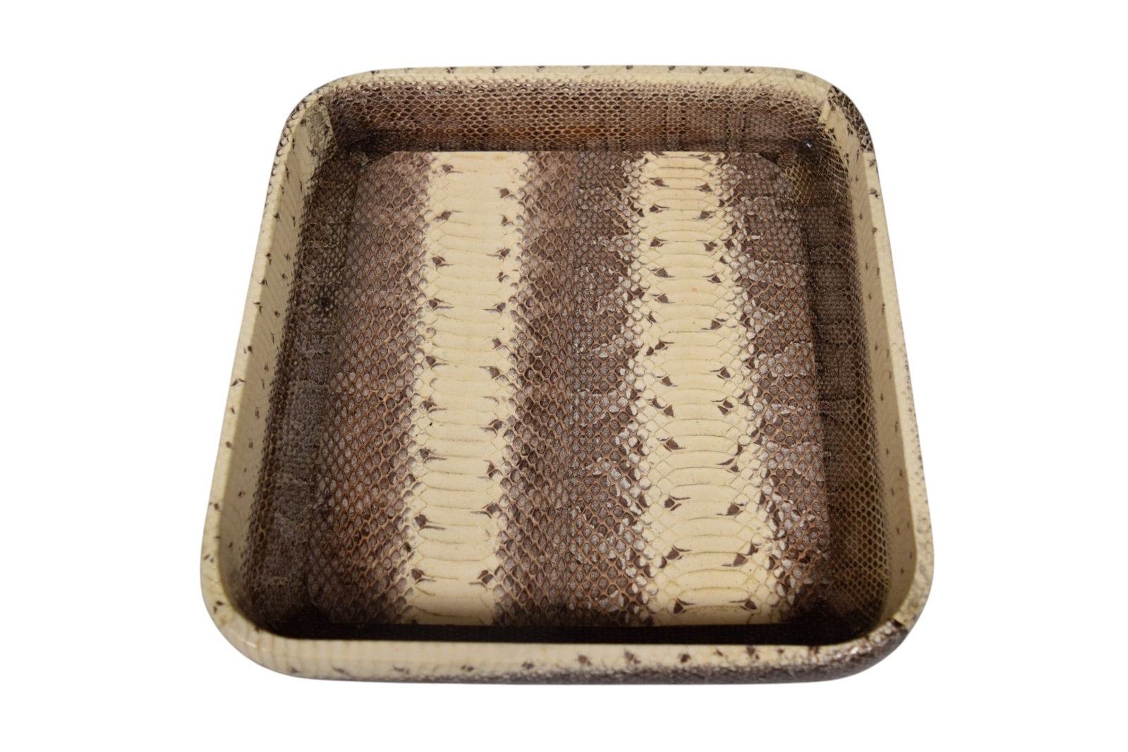 Karl Springer Style Python Skin Tray - 6