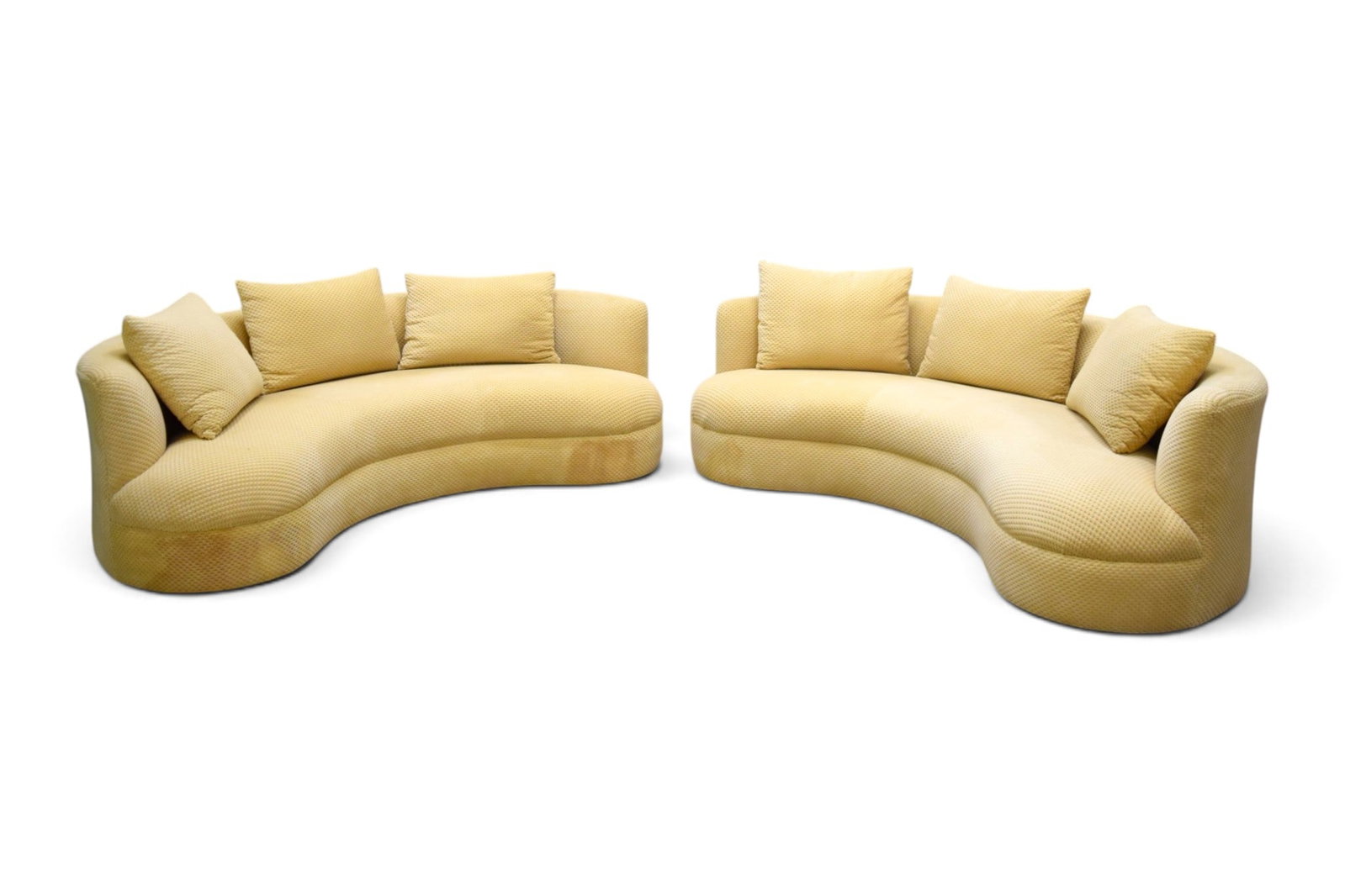 Pair John Mascheroni Kidney Sofas - 2