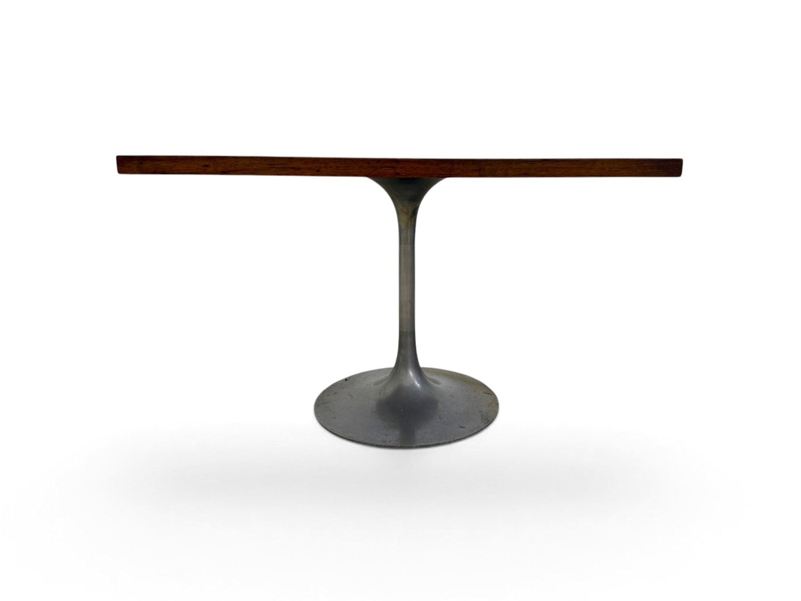 Tulip Table with Chevron Walnut Top - 3