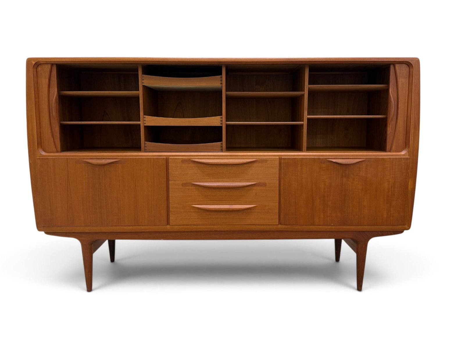 Johannes Andersen Solid Teak Danish Sideboard - 3