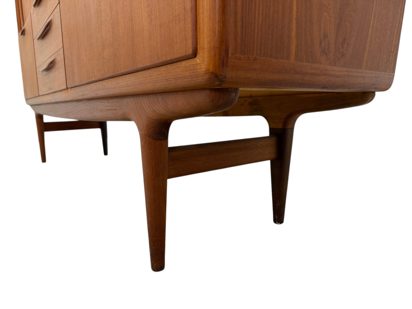 Johannes Andersen Solid Teak Danish Sideboard - 9