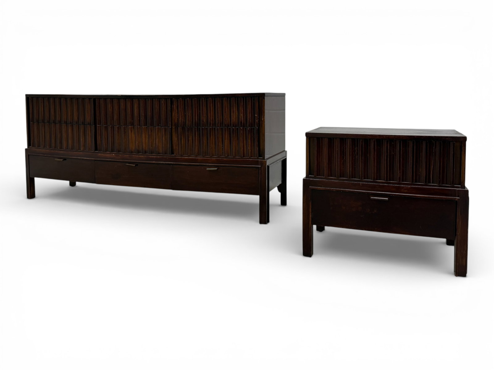 Tommi Parzinger Style Dresser & Nightstand (1 of 20)