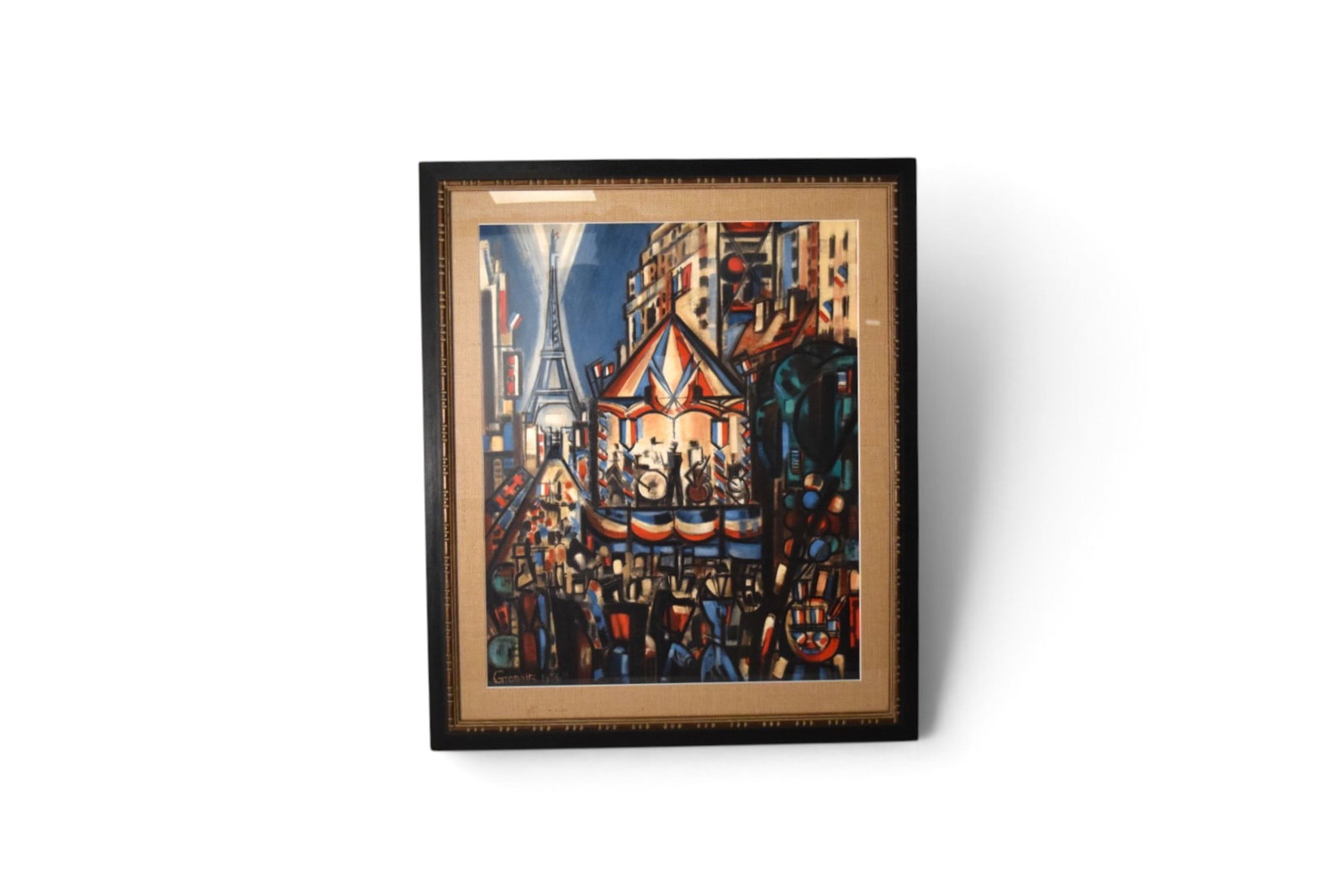 Marcel Gromaire Lithograph 14 July in Paris (1 of 4)