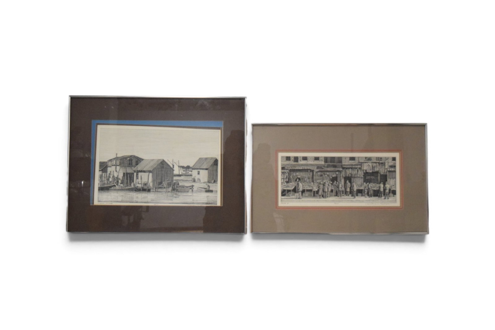 2 Jonathan Talbot Etchings Avenue D & Fishing (1 of 11)