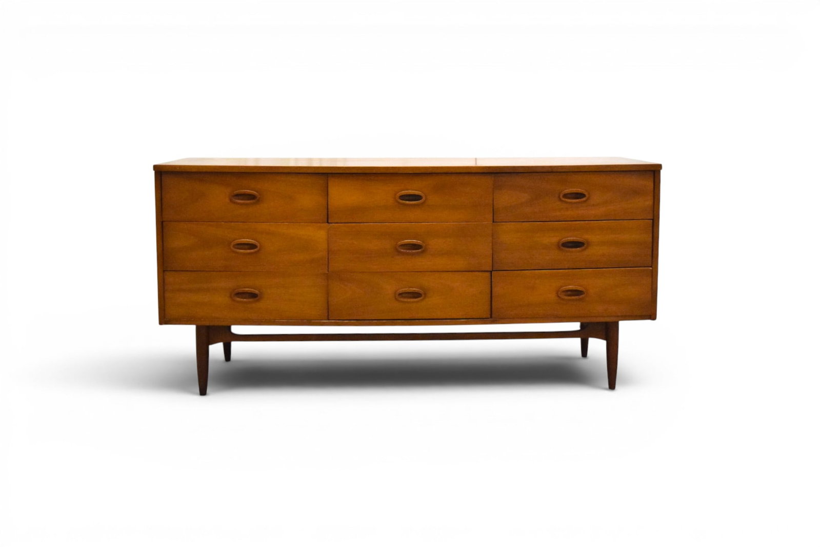 Dixie Mid-Century Modern Triple Dresser (1 of 17)