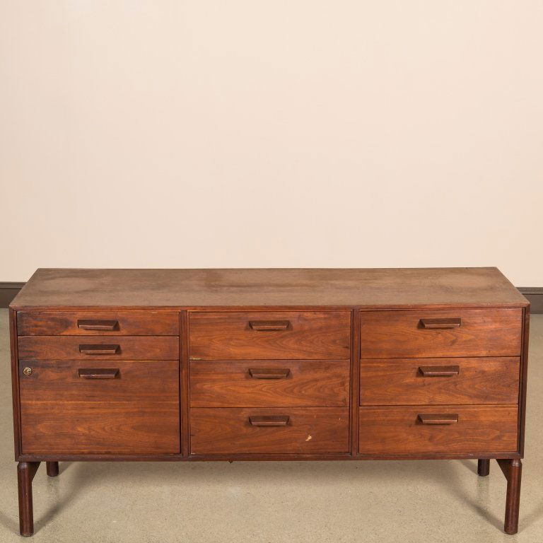 Danish Teak Nine Drawer Credenza (1 of 4)