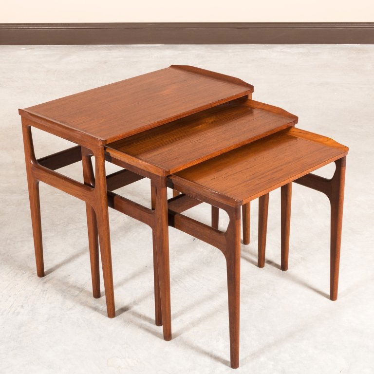 Heltborg Mobler Teak Nesting Tables - Signed (1 of 5)