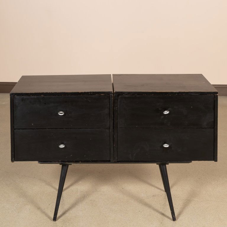 Pair Paul McCobb Planner Group Stands on Base (1 of 4)