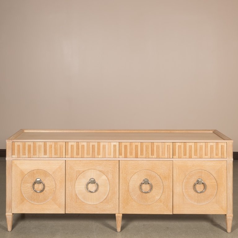Cerused Oak Hollywood Regency Credenza (1 of 3)