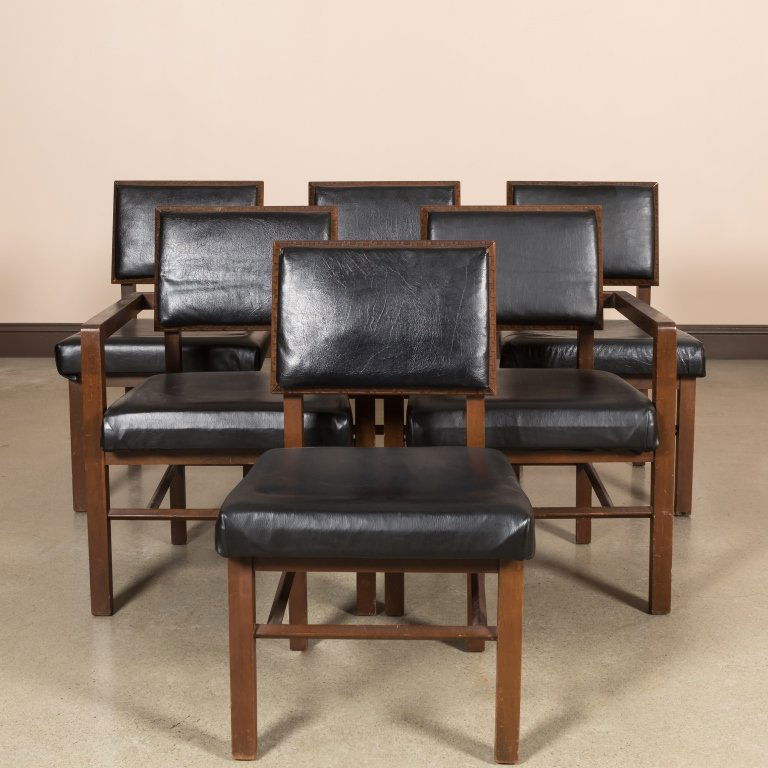 Six Frank Lloyd Wright Dining Chairs for Henredon (1 of 4)