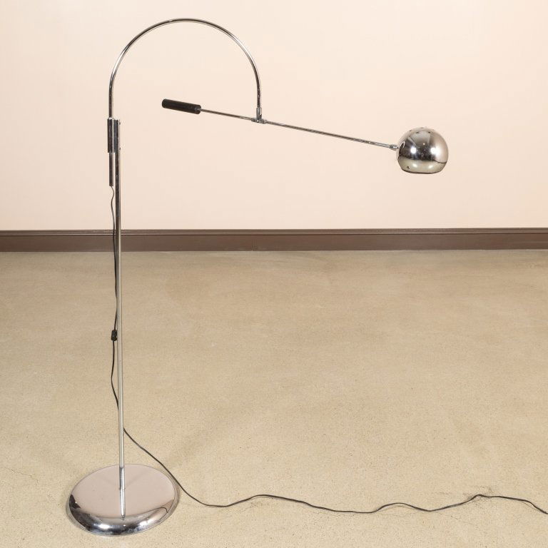 Robert Sonneman Chrome Orbit Floor Lamp (1 of 3)