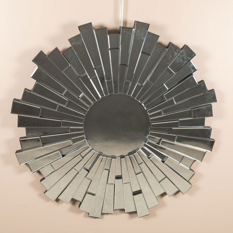 Mid Century-Style Sunburst Mirror (1 of 2)