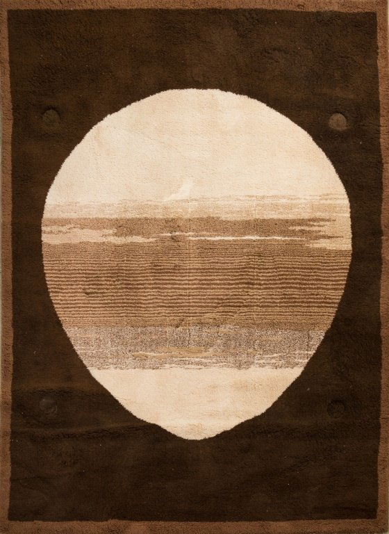 Large Modern Brown Rug (1 of 2)