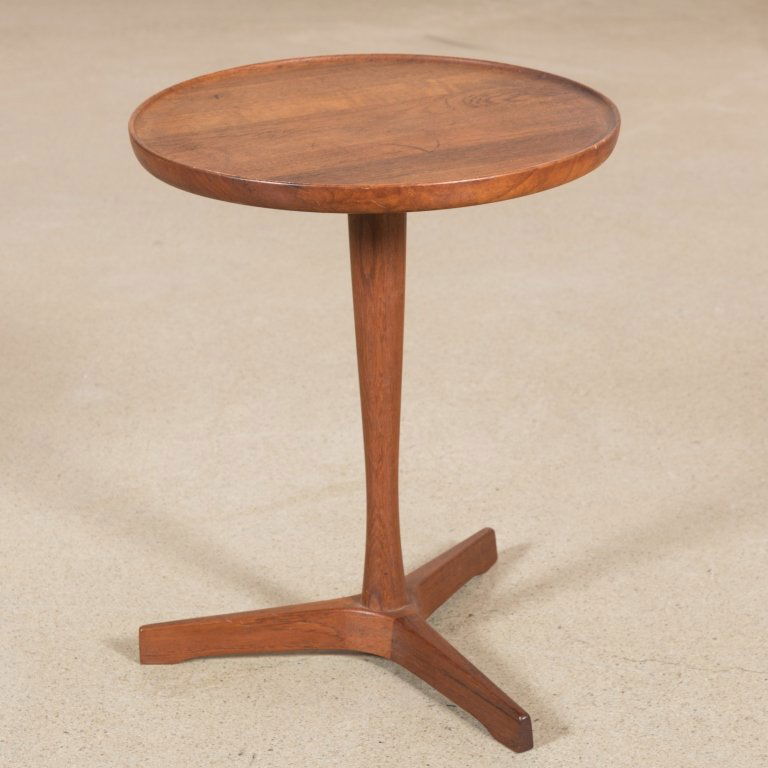 Dansk Danish Teak Diminutive Pedestal Table (1 of 5)