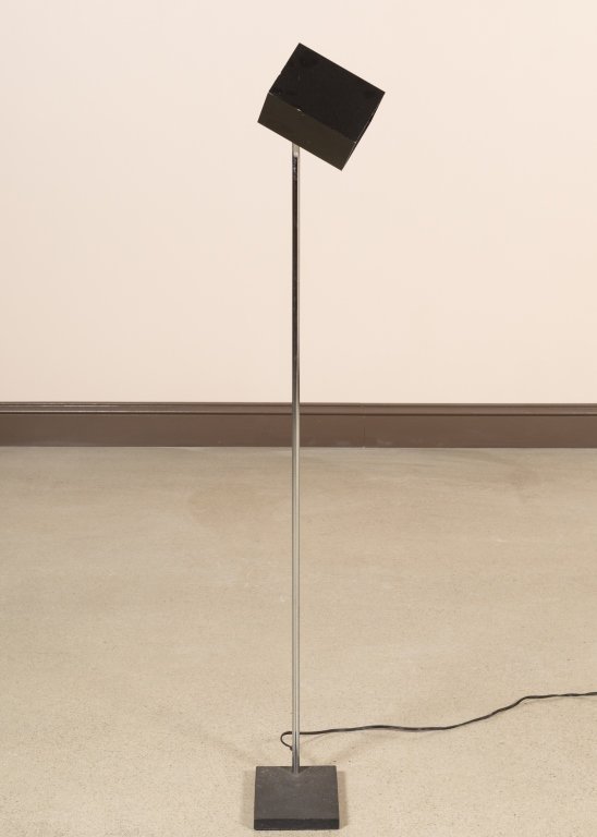 Lightolier Chrome Floor Lamp with Cube Head (1 of 4)