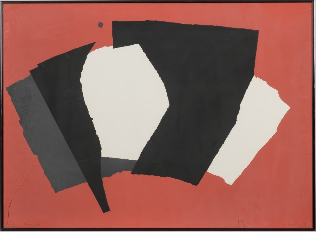 Italo Valente Abstract Silk Screen (1 of 2)