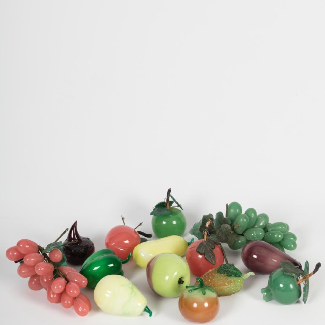 Lot of Glass Fruit (1 of 2)