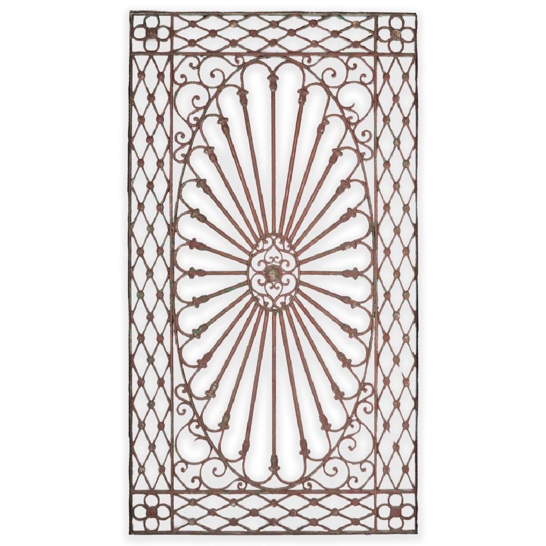 Large Cast Iron Architectural Piece (1 of 4)