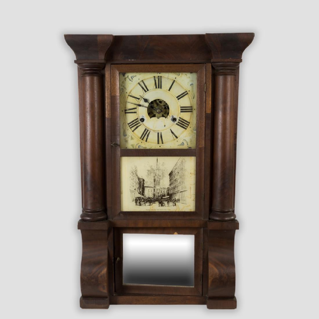 Ogee Clock with Church Scene Decoration (1 of 4)