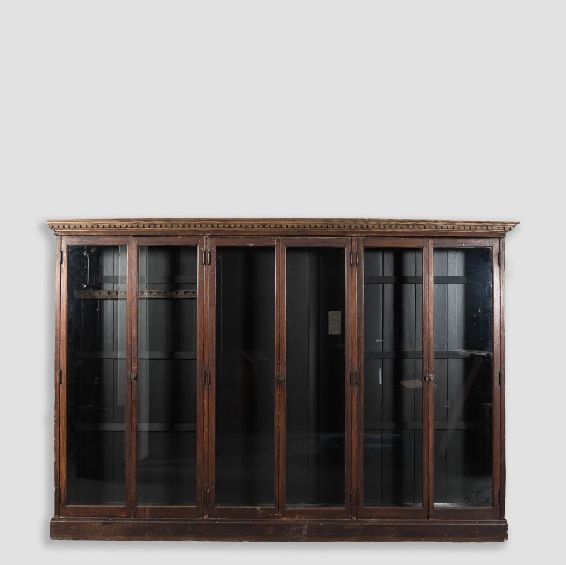 Six Door Oak Store Display Cabinet (1 of 7)
